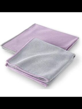 Norwex Basic Package, Amethyst & Graphite (1 Enviro Cloth, 1 Window Cloth)